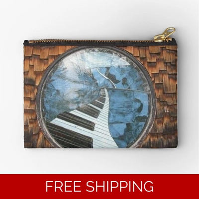 Le Studio Zipper Pouch Piano Window Shingles Full